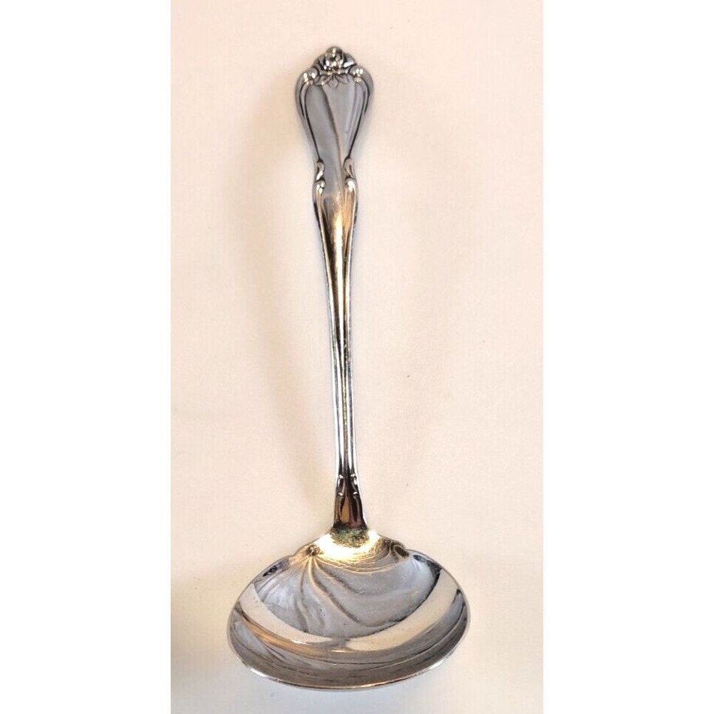 1881 Rogers Oneida Stainless Steel Serving Ladle Flatware OHS461 7"
